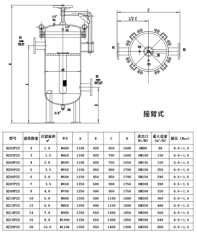 袋式過濾器 龜背式過濾器 多袋式過濾器_產品中心_第5張_河北環正過濾器械有限公司 袋式過濾器 龜背式過濾器 多袋式過濾器_http://m.90wz.cc_產品中心_第5張